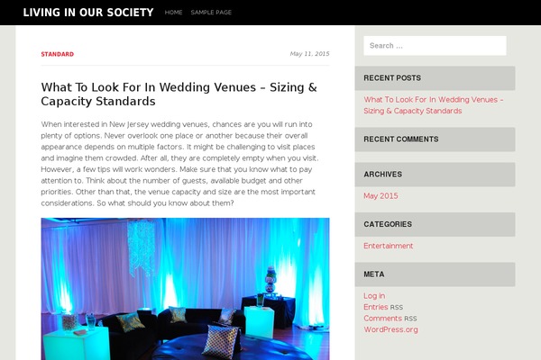 Shepherd theme site design template sample