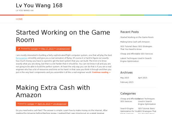 Patus theme site design template sample