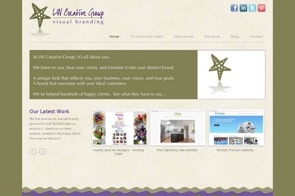 Craft theme site design template sample