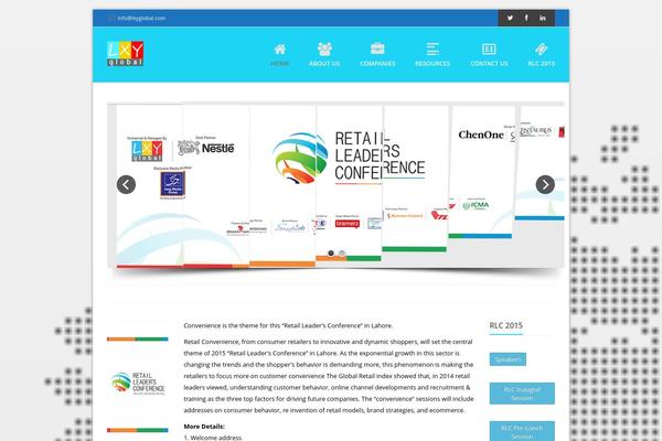 Bostan theme site design template sample