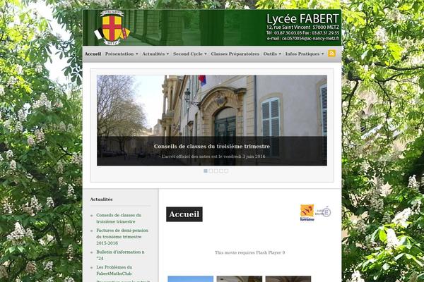 lycee-fabert.com site used Priimo