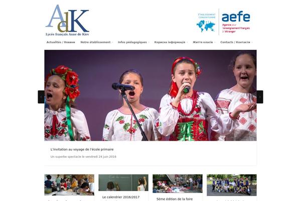 lyceeadk.com site used Portfolio