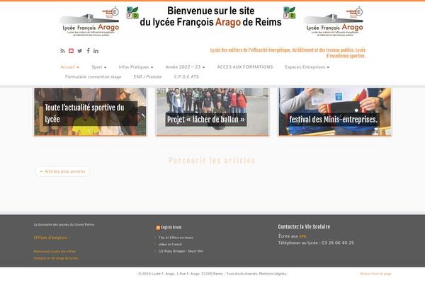 Site using Super RSS Reader plugin