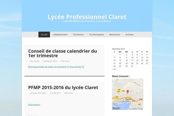 lyceeclaret.com site used Gumbo