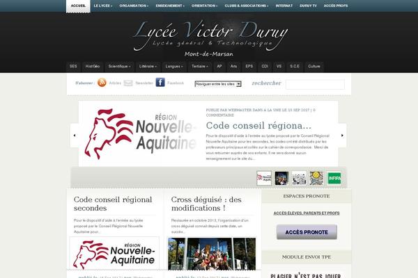 Site using news announcement scroll plugin