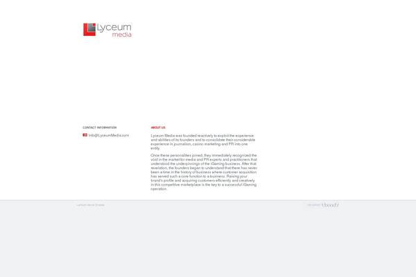 lyceummedia.com site used Goldpixelstudios