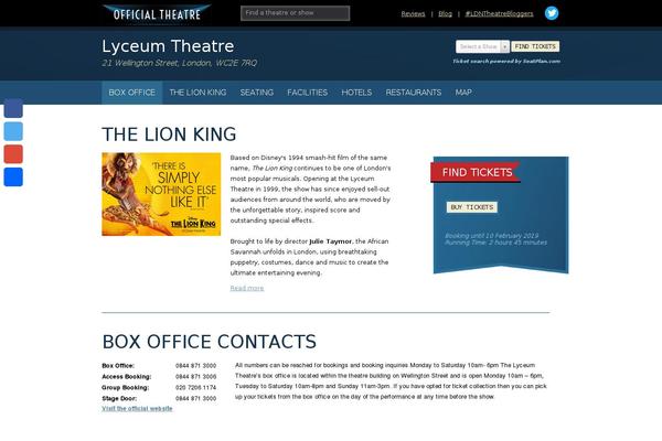 Site using Cheap-theatre-tickets-search plugin