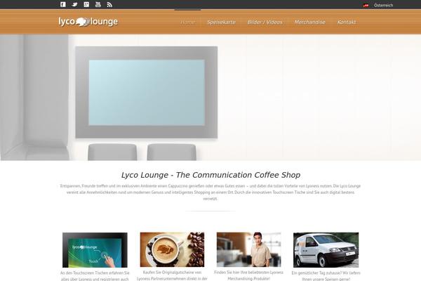 Lounge theme site design template sample