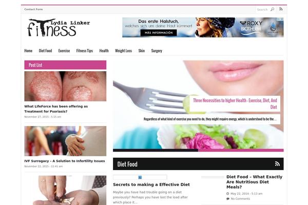 Algarida theme site design template sample