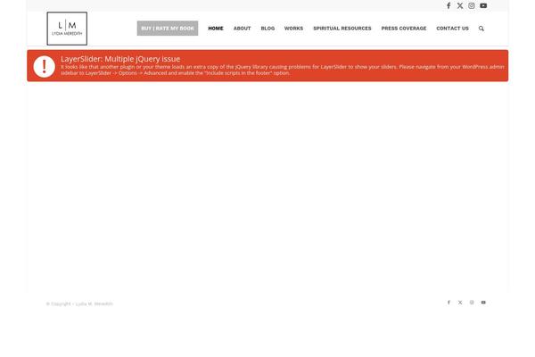 Enfold theme site design template sample