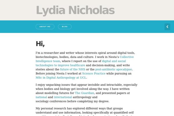 Aquarius theme site design template sample