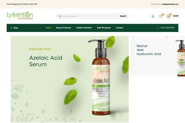 Freshio theme site design template sample