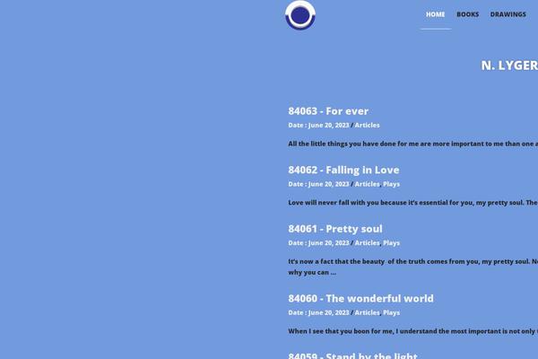 lygeros.org site used Opustheme