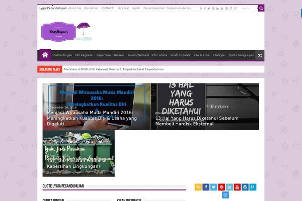 Site using Taqyeem-buttons plugin