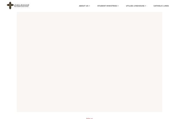 Chapel theme site design template sample