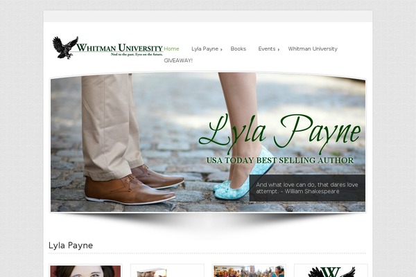 lylapayne.com site used Andrina Lite