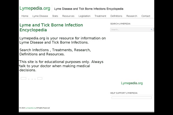 lymepedia.org site used Presswork