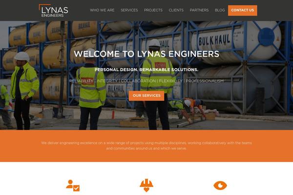 Total theme site design template sample