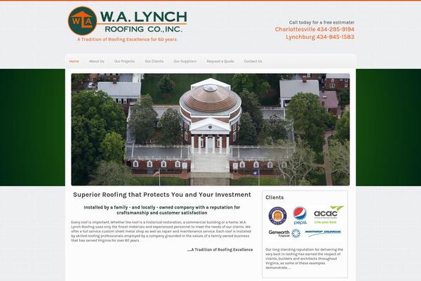 lynchroofing.com site used Lynchtemplate