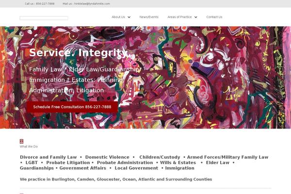 Impreza Child theme site design template sample