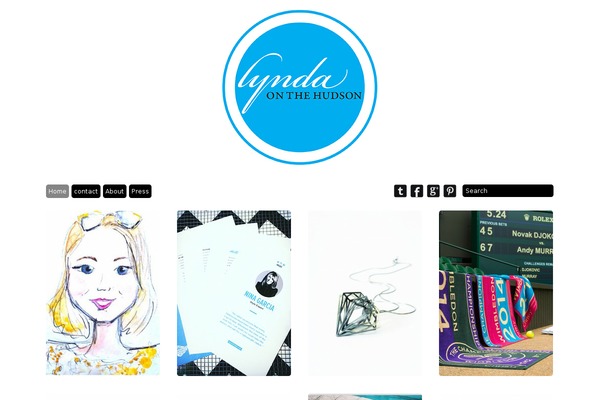Grid Theme Responsive theme site design template sample