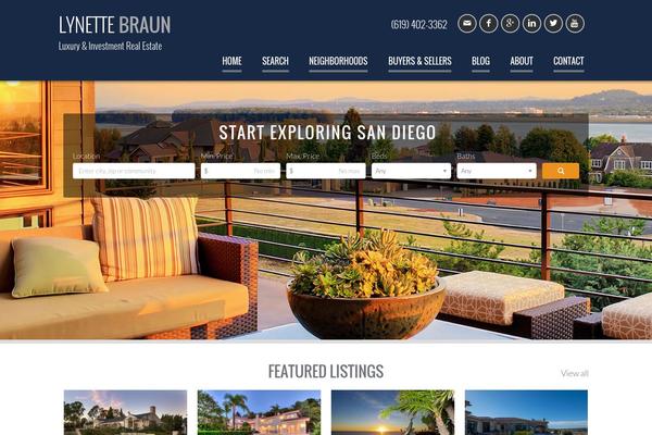Sanfran theme site design template sample