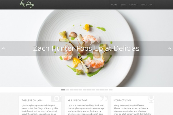 Radius theme site design template sample