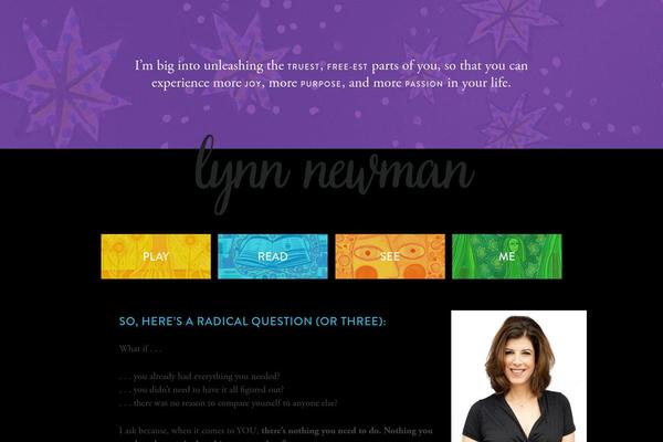 lynnnewman.com site used Sixteenjuly