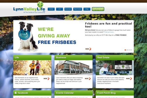 TownPress theme site design template sample