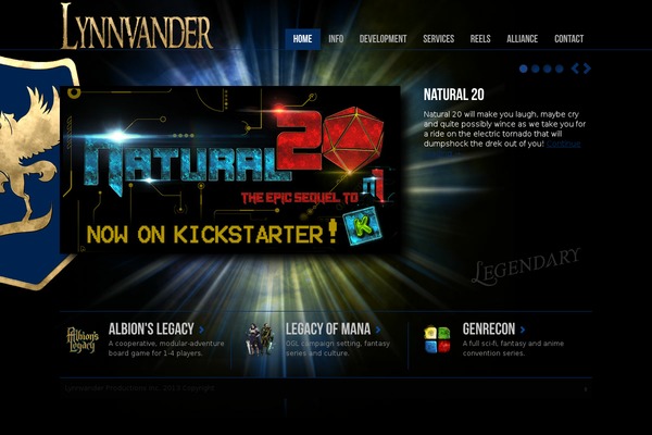 lynnvander.com site used Titanium-wp