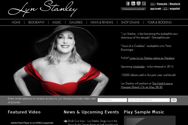 lynstanley.com site used Lyn
