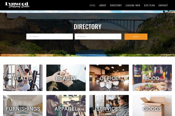 Eiddo theme site design template sample