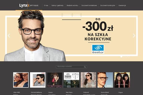lynx-optique.pl site used Lynx