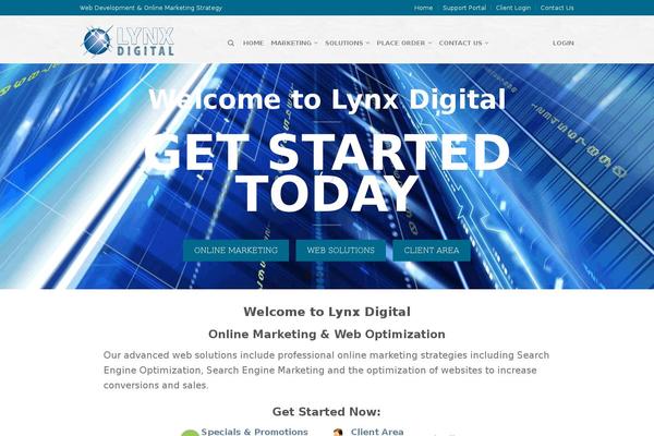 Site using Widgets on Pages plugin