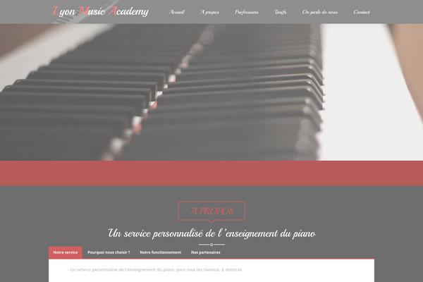 Pioneer theme site design template sample