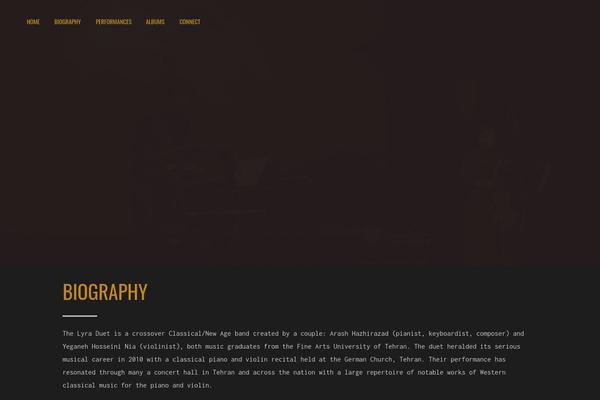 Site using Qode-music plugin