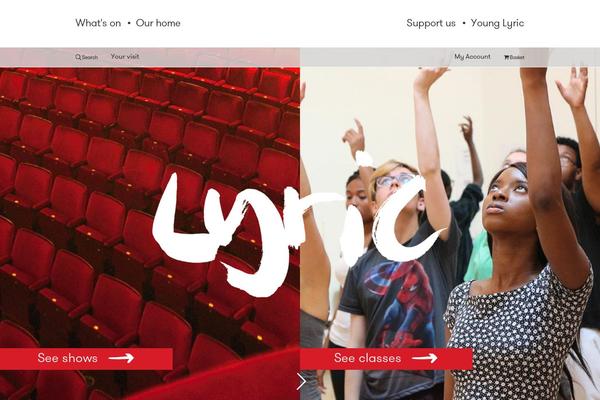 lyric.co.uk site used Lyric