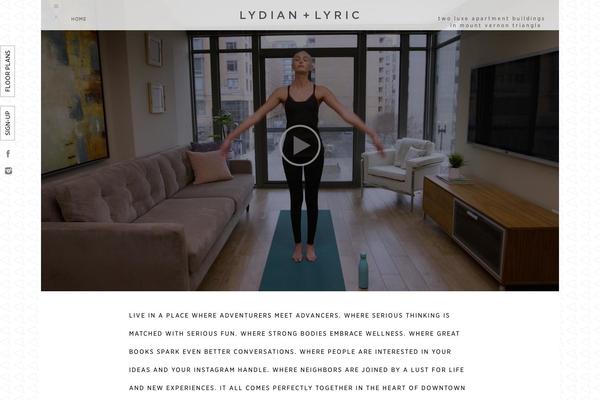 Tisson theme site design template sample
