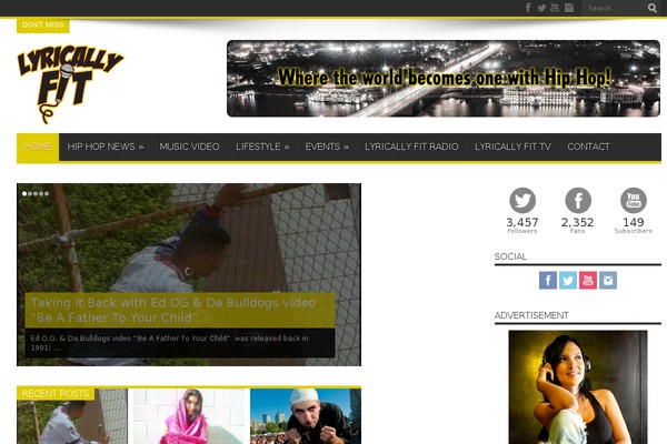 Jarida150 theme site design template sample