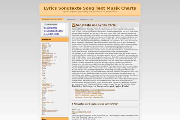 lyrics-songtexte.com site used Letr5