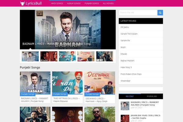 MagXP theme theme site design template sample