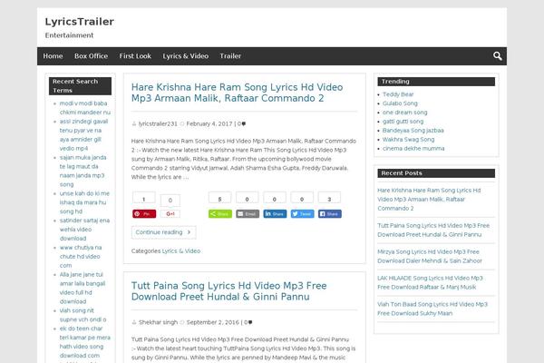 Genbu theme site design template sample
