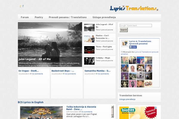 Infinity News theme site design template sample