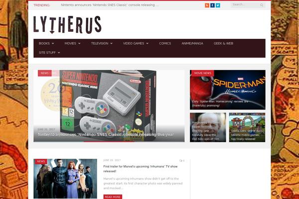 Newsback theme site design template sample