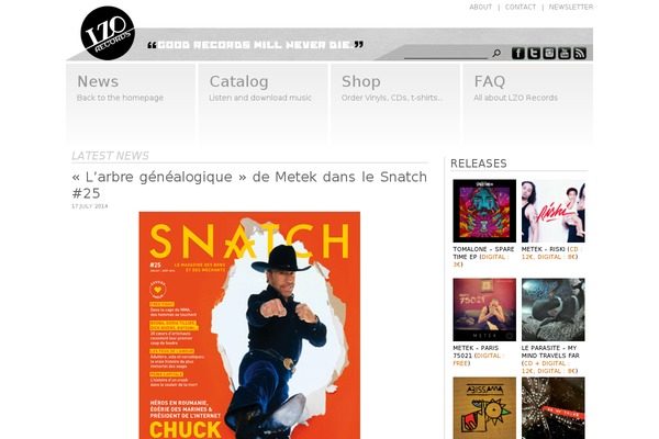 lzorecords.com site used Lzorecords
