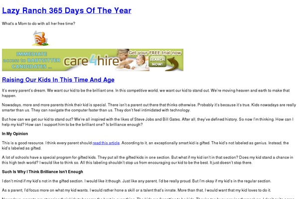 Crafty theme site design template sample