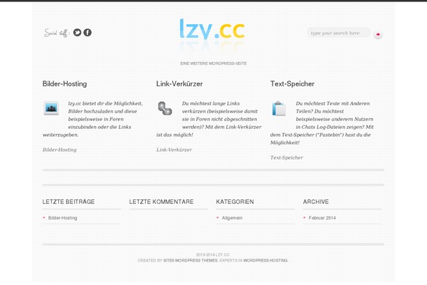 Simple’n’Bright theme site design template sample