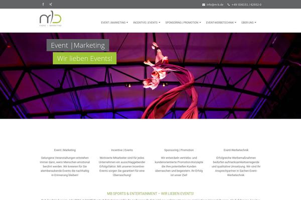 Mb theme site design template sample
