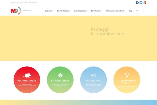 Md theme site design template sample