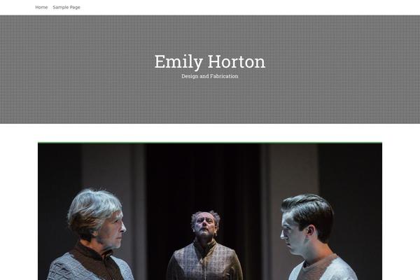 LENS theme site design template sample